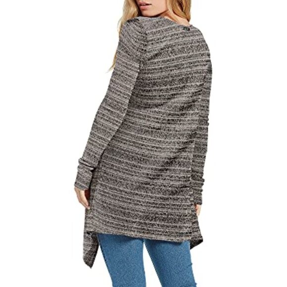 VOLCOM Wrap Open Front Cardigan Sweater - Picture 3 of 15
